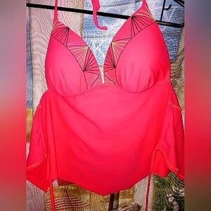 Red Camel Tankini top L